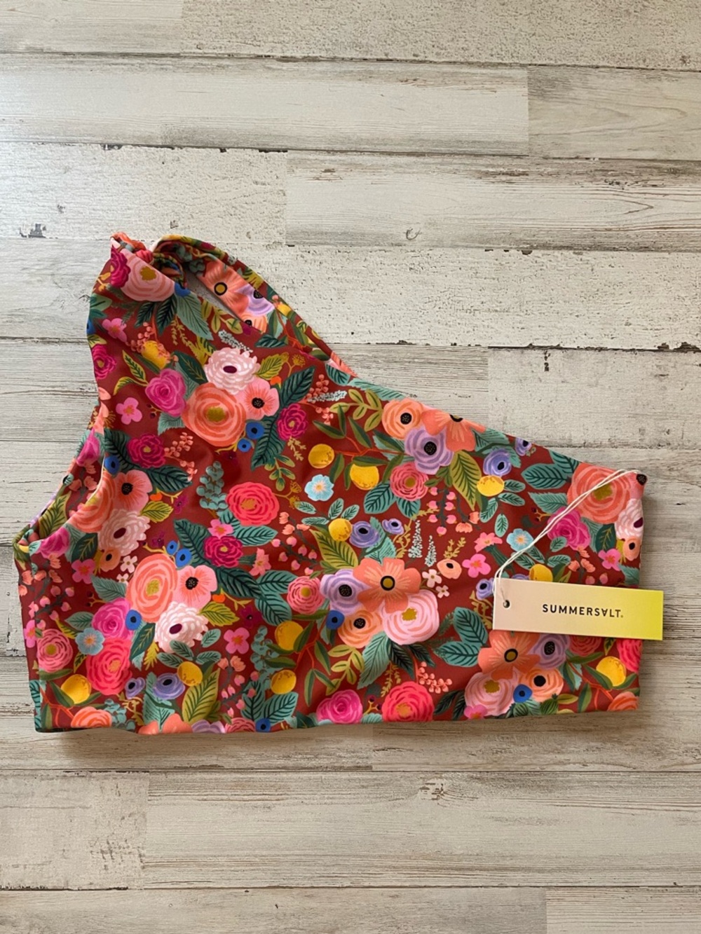 NWT Summersalt x Rifle Paper Co. Bikini Top Size 4